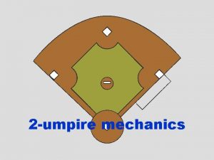 Baseball umpire positions