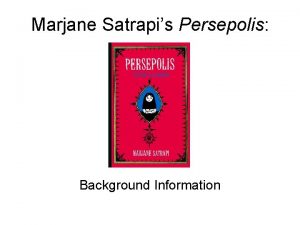 Allusions in persepolis Allusions in persepolis