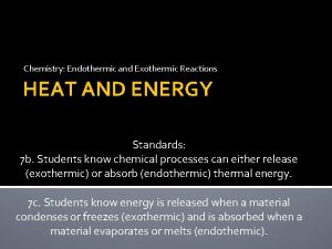 Exothermic reaction