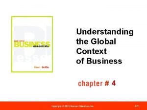 Global context of business