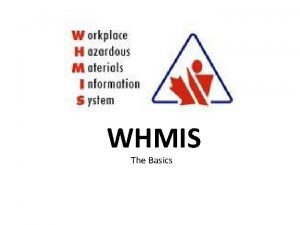 Whmis consumer symbols