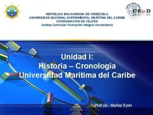 LOGO REPBLICA BOLIVARIANA DE VENEZUELA UNIVERSIDAD NACIONAL EXPERIMENTAL