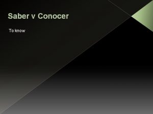 Como saber v