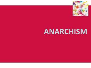 Tenets of anarchism