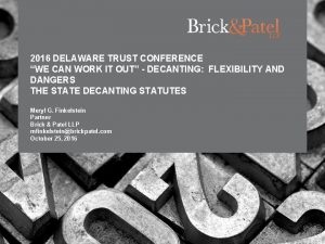Delaware trust conference