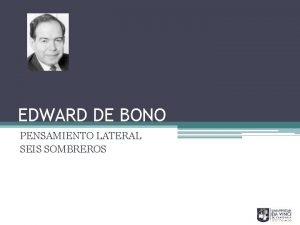 Edward de bono theory