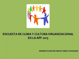 ENCUESTA DE CLIMA Y CULTURA ORGANIZACIONAL EN LA