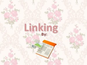 Linking in phonology