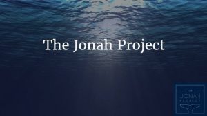 Jonah project spokane