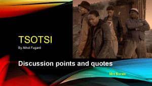 Tsotsi chapter 8 questions and answers