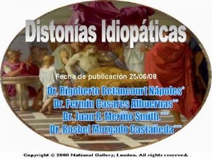 Fecha de publicacin 250608 Historia En textos mdicos