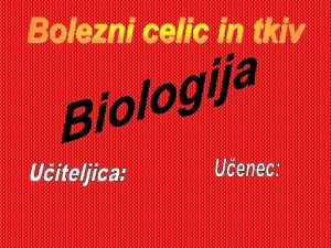 kodljivi dejavniki ki vplivajo na bolezni celic in