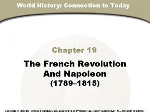 World History Connection to Today Chapter 19 Section