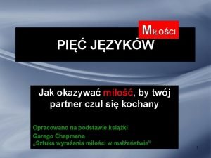 MIOCI PI JZYKW Jak okazywa mio by twj