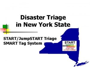 Disaster triage tag system