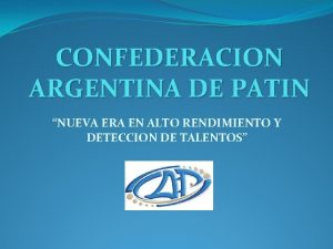 Confederacion argentina de patin