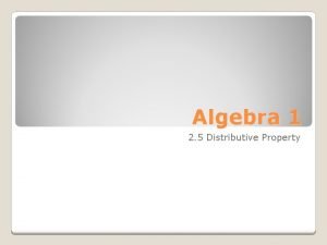 6(525) distributive property