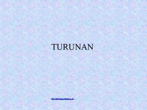 TURUNAN http www mercubuana ac id TURUNAN DERIVATIVE