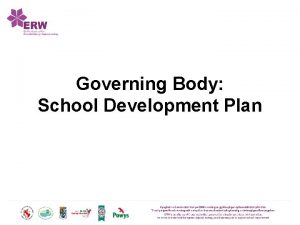 Governing Body School Development Plan Vision Image of