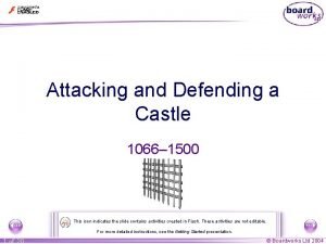 Attacking and defending castles