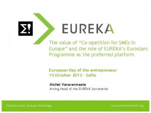 Eureka eurostars eligibility