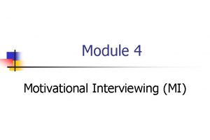 Dears motivational interviewing