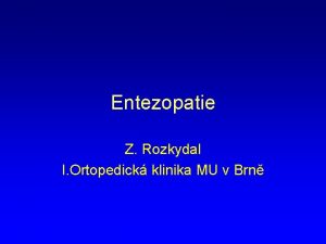 Entezopatia kolena