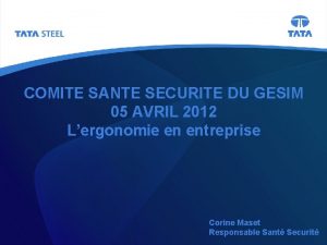 COMITE SANTE SECURITE DU GESIM 05 AVRIL 2012