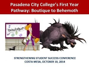 Pasadena city college pathways