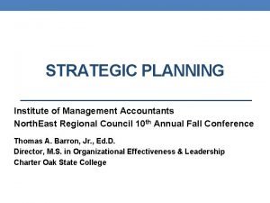 Strategic planning institute