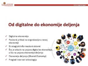 Prof dr Angelina Njegu Od digitalne do ekonomije