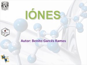 INES Autor Benito Garcs Ramos IONES Un Ion