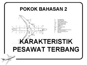 Tabel karakteristik pesawat terbang