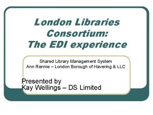 London library consortium