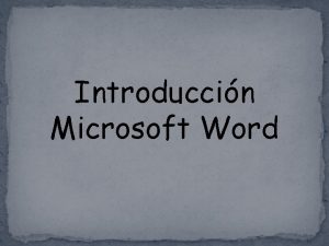 Barra de estado en word