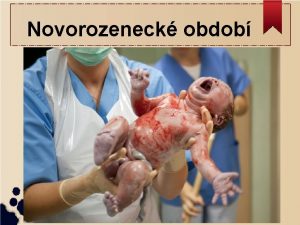 Novorozeneck obdob od narozen 6 tdn obdob adaptace