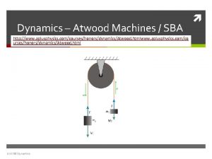 Dynamics Atwood Machines SBA http www aplusphysics comcourseshonorsdynamicsAtwood