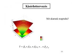 Ksrlettervezs Mit akarunk megtudni 171 2 p tpus