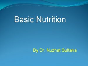Defination of nutrients Defination of nutrients