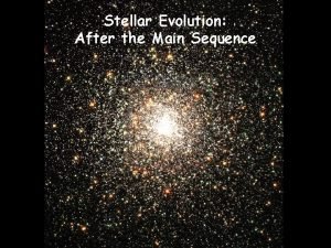 Stellar Evolution After the Main Sequence A stars