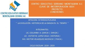 CENTRO EDUCATIVO SERRANO MONTALBAN A C CLAVE DE