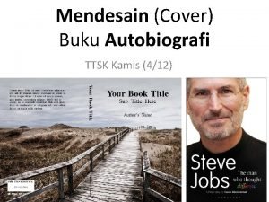 Cover buku autobiografi