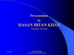 Hasan irfan khan