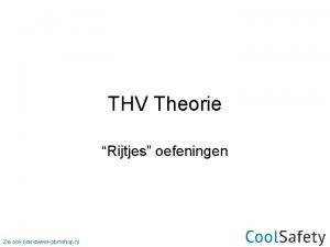 THV Theorie Rijtjes oefeningen Zie ook brandweerpbmshop nl