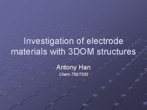 Dom materials