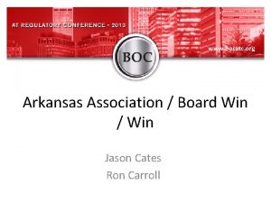 www bocatc org Arkansas Association Board Win Win