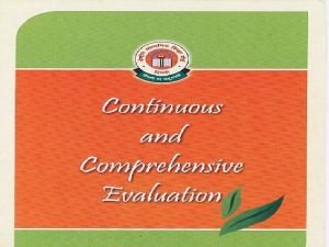 CCE CONTINUOUS GROWTH DEVELOPMENT COMPREHENSIVE SCHOLASTIC COSCHOLASTIC SELF