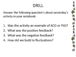 Activity 2 answer the following questions