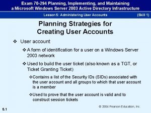 Exam 70 294 Planning Implementing and Maintaining a