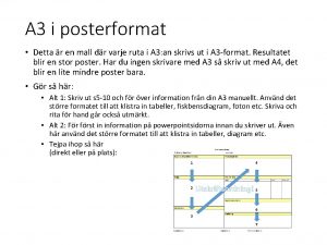 A 3 i posterformat Detta r en mall